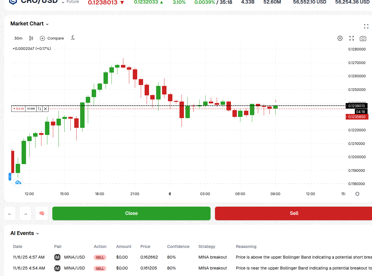 Market exploration interface with stock listings