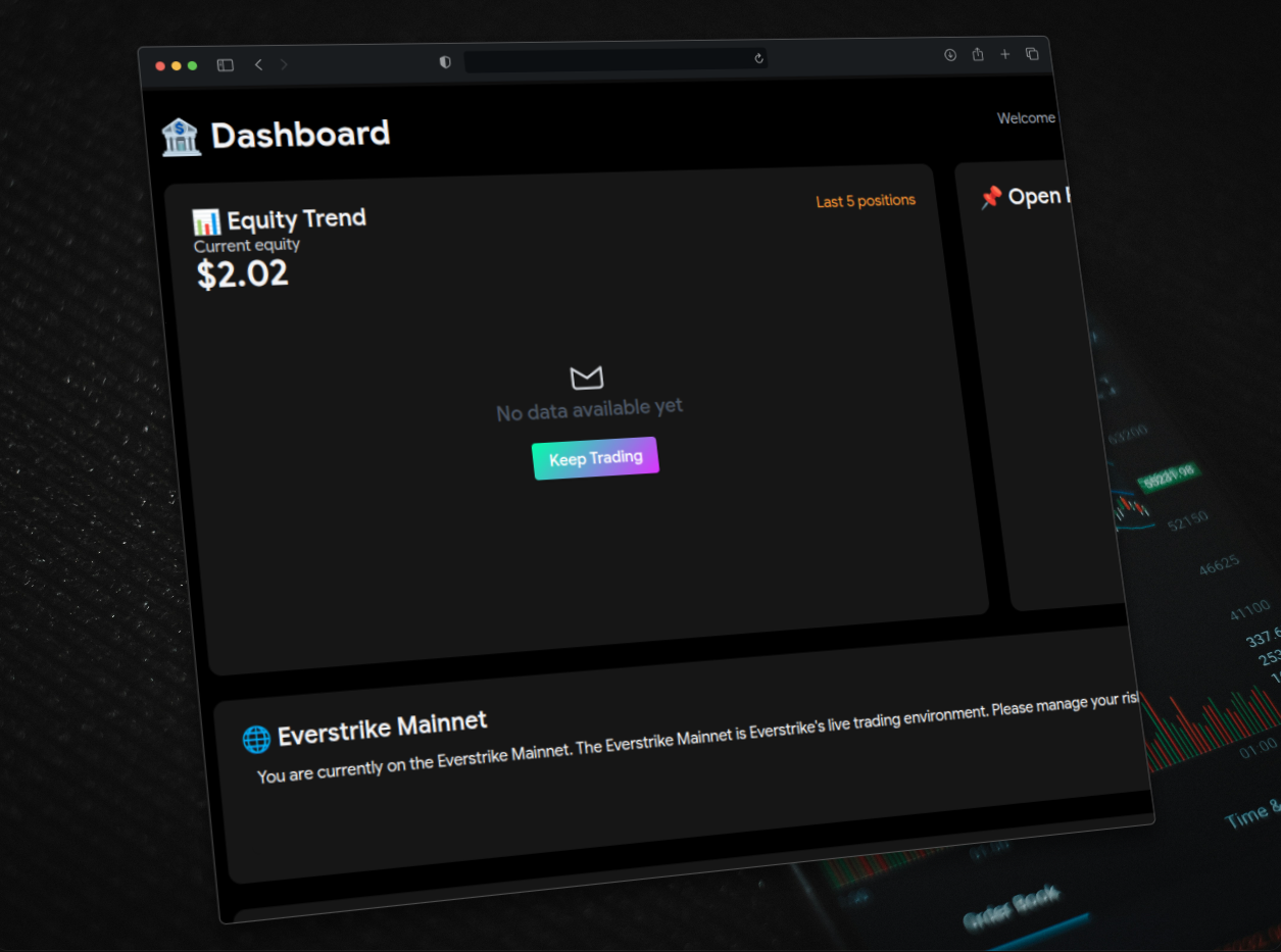 Funding interface showing deposit options